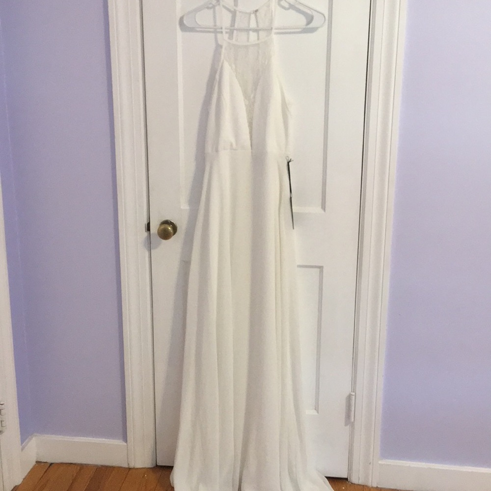 Lulu’s White Maxi Dress